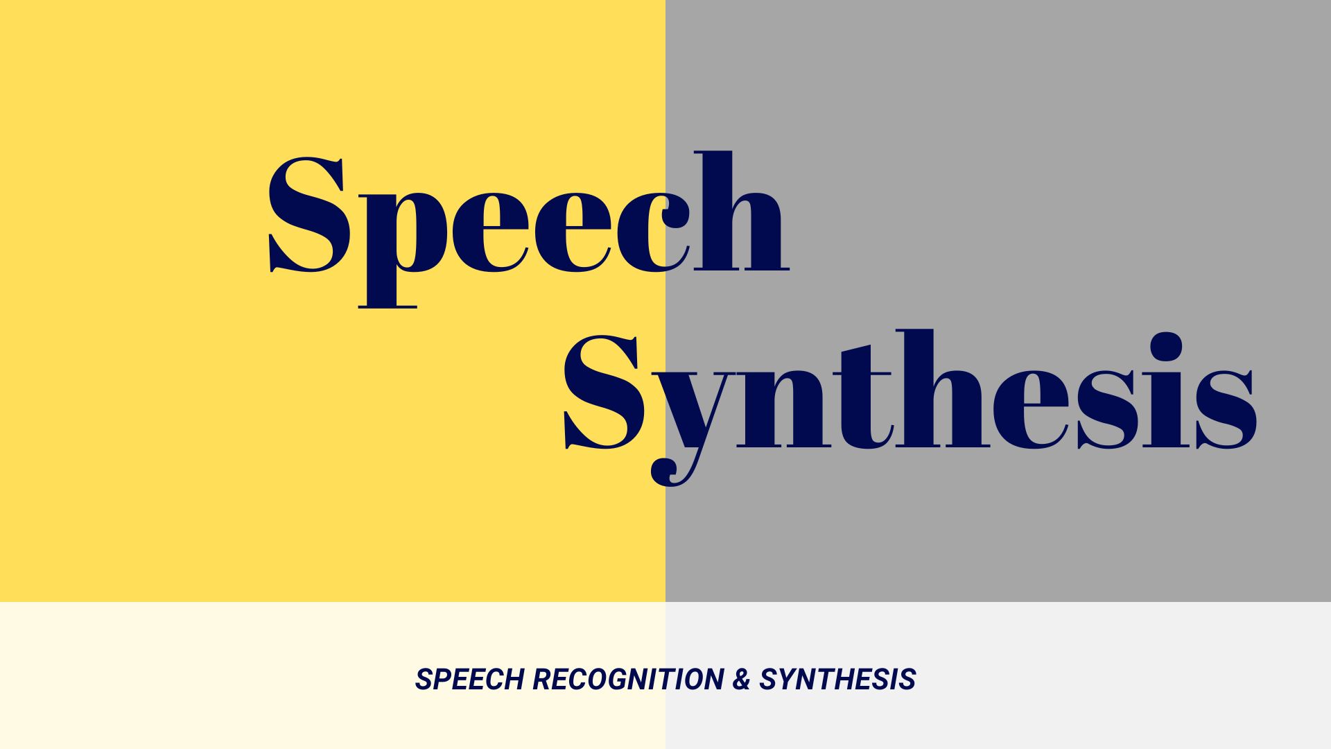 Speech Recognition & Synthesis: Understanding the Technology Behind AI Speech